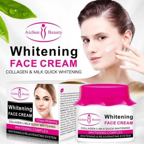 60ml Fashion Collagen Milk Face Cream For Face Moisturizer Nourishing Whitening Cream Face Skin Care Korean