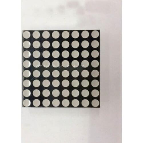Free Ship 100PCS Common cathode/Common anode 3.75MM 8*8 Dot matrix module Red led tube display 16pins
