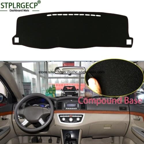 StplrgeCP For lifan 620 double layer Car Dashboard Cover Avoid Light Pad Instrument Platform Dash Board Cover Sticker