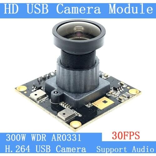 PU`Aimetis 3MP 1920*1080PHD 30fps USB camera module shooting wide dynamic face recognition CCTV Camera H264 Support double audio