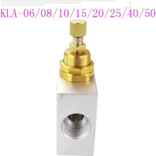 KLA-06/KLA-08/KLA-10/KLA-15/ one-way throttle valve flow control valve is stable and sensitive