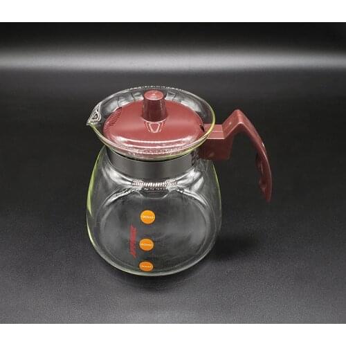 Coffee pot,Capacity 1000ml,Kettle,Coffee jar,Heat-resisting daily use glassware