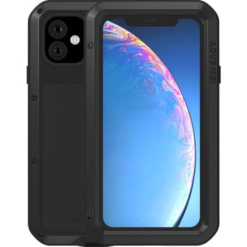 LOVE MEI High Quality Metal Aluminum Full Shock/Dirt/Drop Proof 360 Degree Protection Case Cover Shell For iPhone 11 Pro Max
