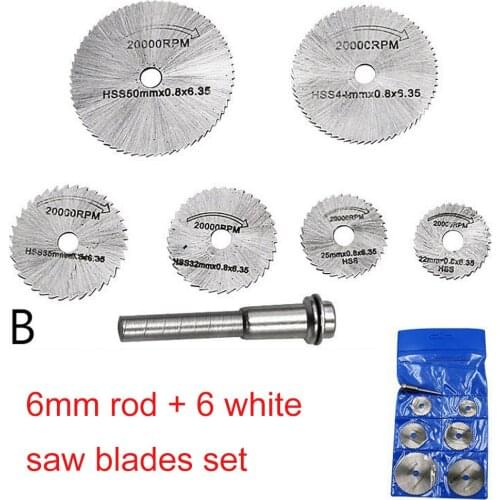 Mini HSS Circular Saw Blade Rotary Tool For Dremel Metal Cutter Power Tool Set Wood Cutting Discs Drill Mandrel Cutoff