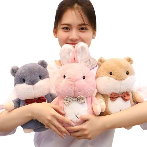 Animals Stuffed Plush Toy Kawaii Plush Koala bear/Penguin//Rabbit/Hamster Plush Doll Soft Kids Toy