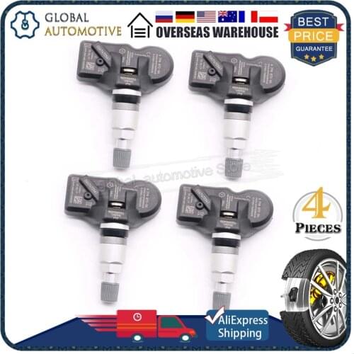 SET of 4 433MHz TPMS Tire Pressure Monitor Sensor 6798872 For BMW 5 6 7 series X1 X3 MINI ROOLS ROYCE 36106798872 36106874830