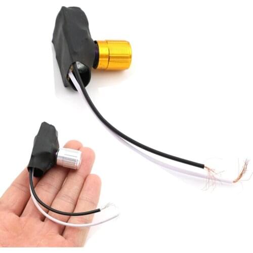 1PC hot sale 220V 1A/3A Gold/Silver Tone Table Lamp Full Range Dimmer Rotary Switch 2 Way