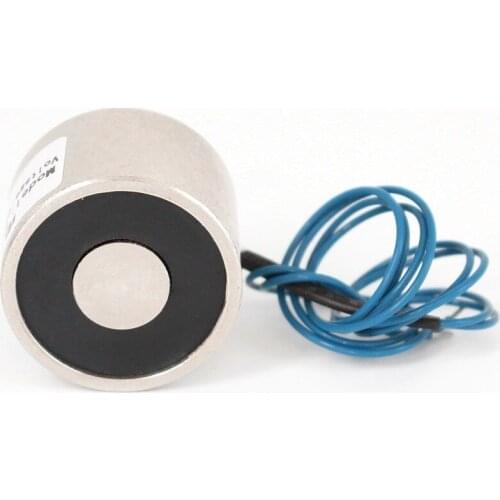 30/25 mm Suction 12KG 120N DC 5V/12V/24V Mini solenoid electromagnet electric Lifting electro magnet strong holder cup DIY 12 v