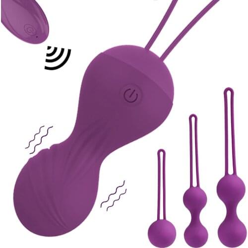 Vagina Balls Kegel Ball Female Vagina Tighten Massage Exercise Vibrating Egg Wireless Remote Control Love Eggs Sex Toy For Women