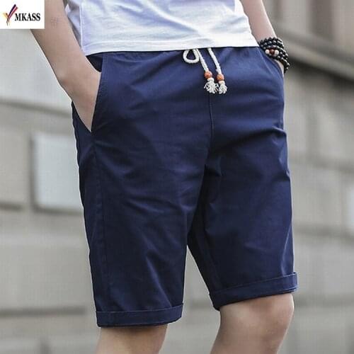 2018 Cotton Men Shorts Brand Casual Summer Men Short Knee Length Surfings Short Leisure Fitness Breathable Shorts Size M-5XL