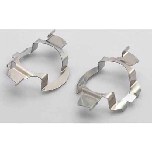 H7 LED adaptor base for VW for Buick H7 LED Metal clip retainer adapter bulb holder for BMW X5 for AUDI A3 A4 LED headlight bulb