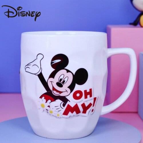 Disney Maker Cartoon Mickey Minnie Large Capacity Ceramic Maker Home Couch Milk Maker Heat Resistant Coffee Maker mugs