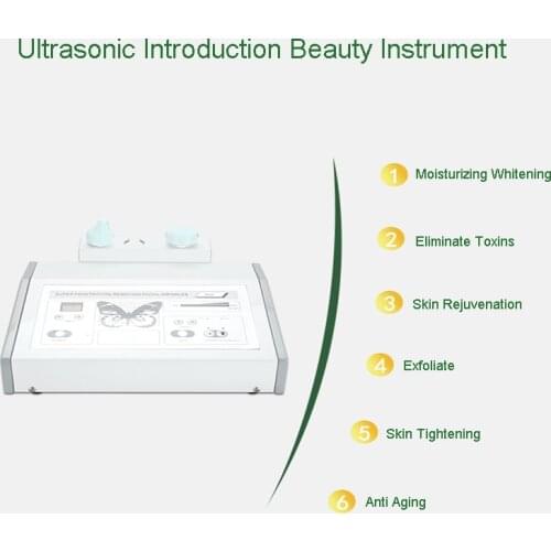 Desktop 3-in-1 Ultrasonic Wave Lead-in Beauty Instrument Facial Care Eye Anti-aging Skin Firming Beauty Instrument for Salon