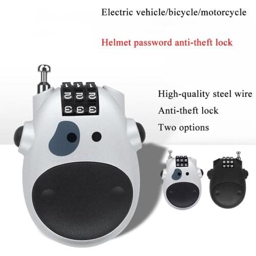 1pcs Bicycle Cable Safety 3-Digital Anti-theft Lock Telescopic Rope Combination Password Lock Luggage Password Padlock Locker
