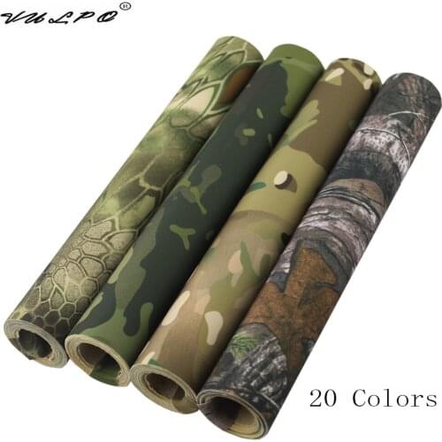 VULPO Tactical Waterproof Self Adhesive elastic 20cm x 150 cm Multifunctional Camouflage Cloth