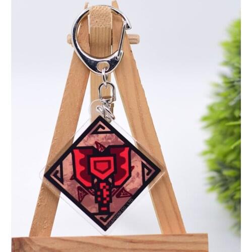 WL0910 Chibi Keychain Acrylic Cartoon Keyring Accessories