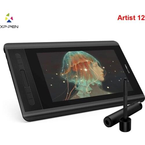XP-PEN Artist 12 11.6 Inch FHD Drawing Monitor Pen Display Graphic Monitor Graphics Tablet 1920 X 1080 HD IPS Shortcut Keys