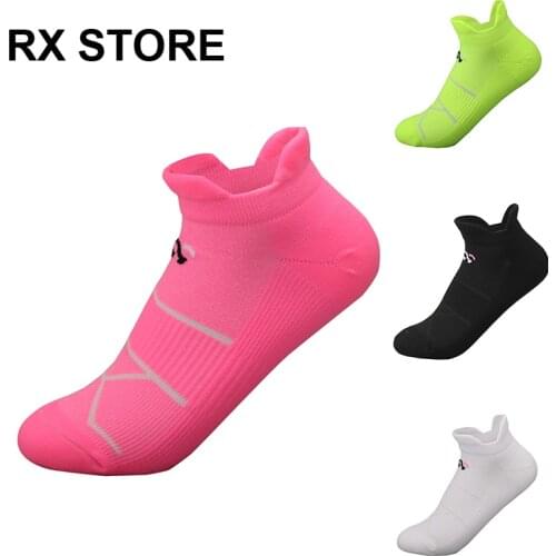 Women Running Socks Breathable Athletic Hiking Socks Fitness Outdoors Badminton Tennis Sport Socks Non Skid sell at a low price