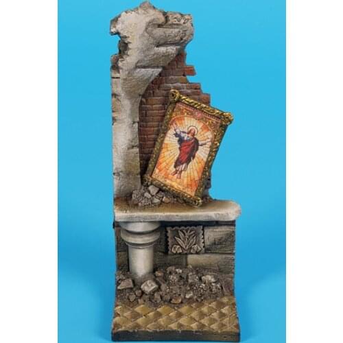 1/35 Scale Base(50*50*50MM) Unpainted Resin Building Kit