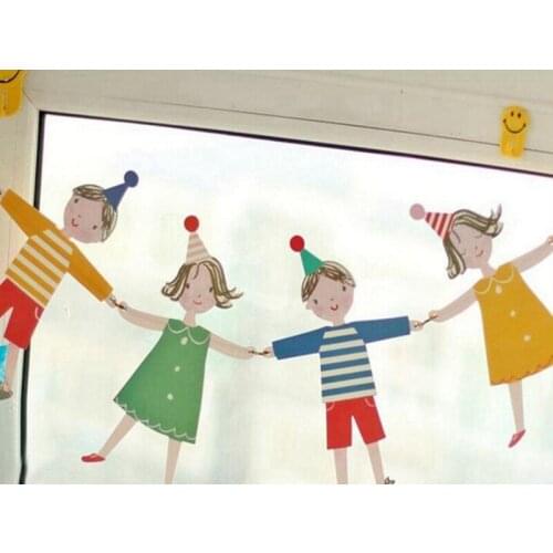 20sets/lot DIY Birthday Decoration Happy Family Baby Shower Boy girl and dog hand handle flag Banner Birthday Party Supplies