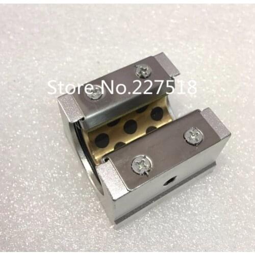 4pcs high quality SBR10UU Graphite copper sleeve Linear motion ball bearing slide block match SBR10 10mm linear guide rail