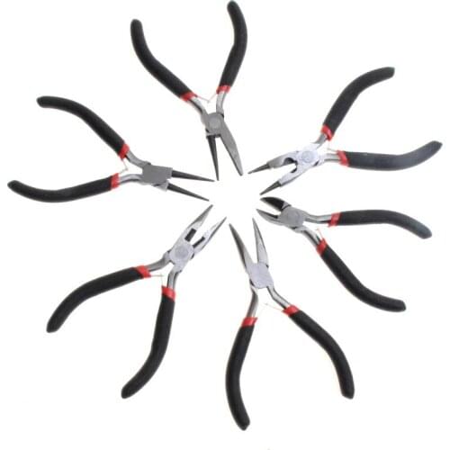 1PC Black Jewelry Pliers Tool & Equipment for Handcraft Beadwork Repair Beading Making Needlework DIY Jewellery Accessory Design