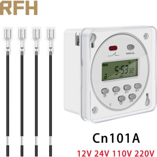 CN101A LCD Time Switch 12V 24V 110V 220V Time Relay Street Lamp Lillboard Power Supply Timer