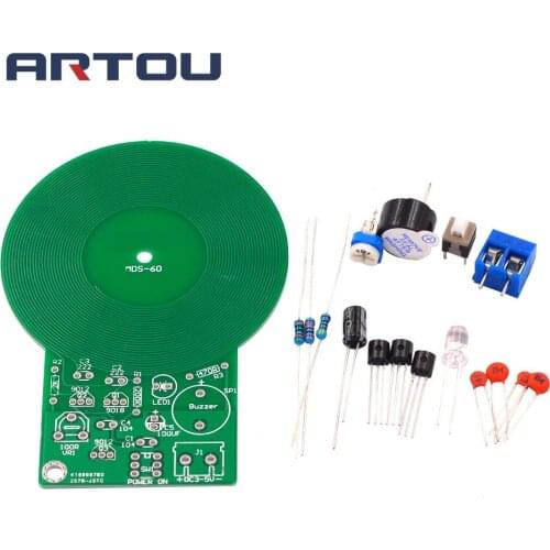 DIY Kit Metal Detector Kit Electronic Kit DC 3V-5V 60mm Non-contact Sensor Board Module DIY Electronic Part Metal Detector