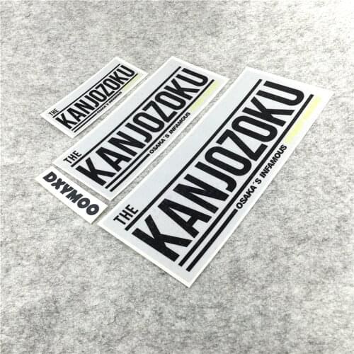 Car Styling Reflective Stickers Racing Driver Decals for JDM OSAKA KANJOZOKU INFAMOUS STREET RACERS
