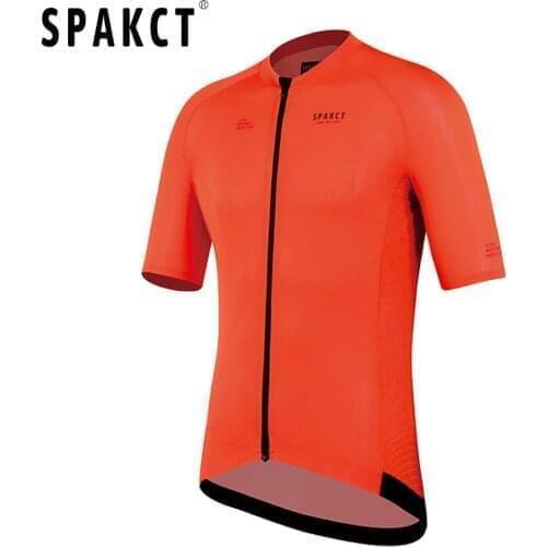 SPAKCT Cycling Jersey Men Summer Maillot Ciclismo Hombre Motocross Mtb Jersey Breathable Elastic Fast Drying Antibiosis
