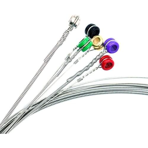 Electric Guitar 6 String Nickel Plated Steel Corrosion-Resistant Offers Bright Well-Balanced Electric Tone Colored Metal