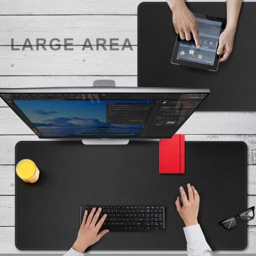 CENNBIE Large PU Leather Gaming Mouse Pad 100x50cm Mechanical Keyboard Pad Waterproof Office Desk Pad Gamer Muismat for DOTA2