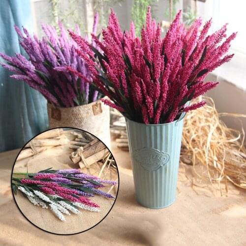 Artificial Flowers Fake Plant Chic Rustic Plastic Flowers For Wedding Decor Table Centerpieces GRSA889