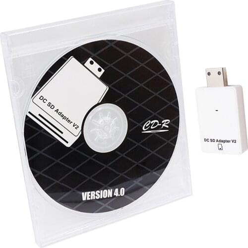 For Sega DC Card Reader With CD For SEGA DC Dreamcast TF Card Micro SD/DC Card Reader For Dreamshell V4.0 Game Console
