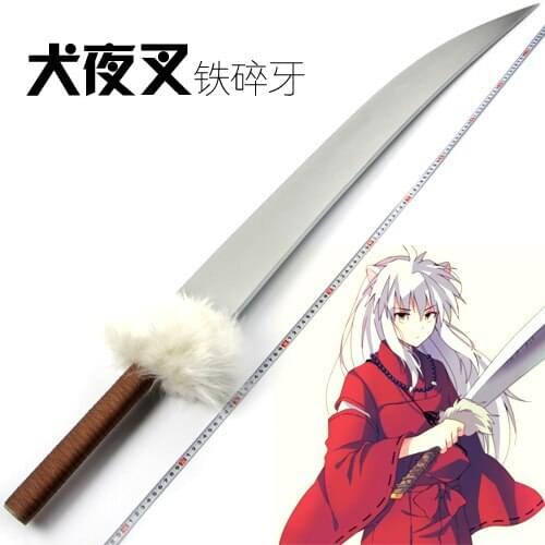 InuYasha Tetsusaiga Sword Cosplay Wooden Weapons Halloween Cos