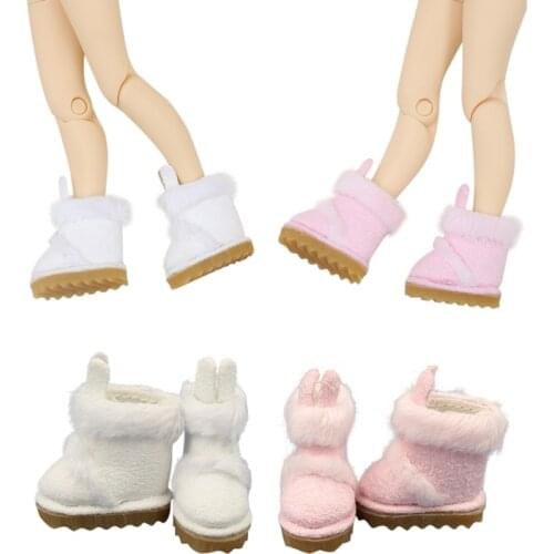 DBS Middie Blyth doll shoes 1/8 Rabit Boots Cute winter boots snow shoes 2.2cm*2cm