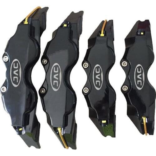 KUNBABY Black 2 Pcs Or 4 Pcs ABS Plastic Disc Brake Caliper Covers White Logo Sticker For JAC Car Styling Free Shipping