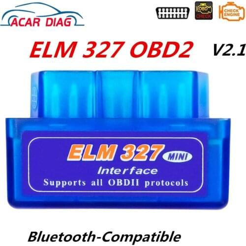 Mini ELM327 OBD2 Bluetooth-Compatible Scanner Automotive OBDII ELM 327 Code Reader Car Check Diagnostic Scan Tool for Android PC
