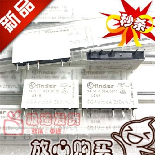 Brand New & Original 34.51.7.024.0010 Relay 24VDC 6A 24V 5 Feet