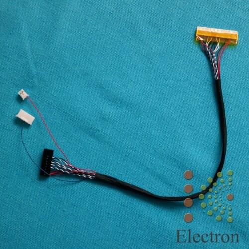 Single 6bit 30 Pins 1.0mm LED LVDS Cable driver board connected wire for HSD100IFW1-A00 CLAA102NA0ACW 10'' LCD Laptop Screen