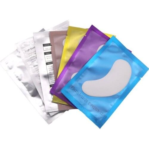 100pairs/pack New Paper Patches Eyelash Under Eye Pads Lash Eyelash Extension Hydrating Eye Tips Sticker Wraps Make Up Tools