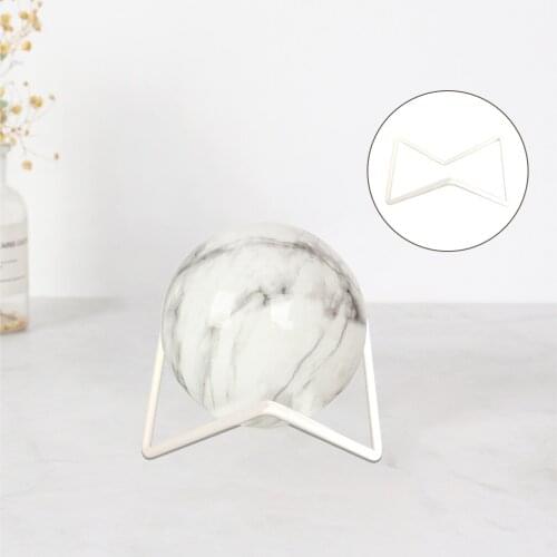 Wrought Iron Display Stand for Crystal Ball Agate Softball Golf Tennis