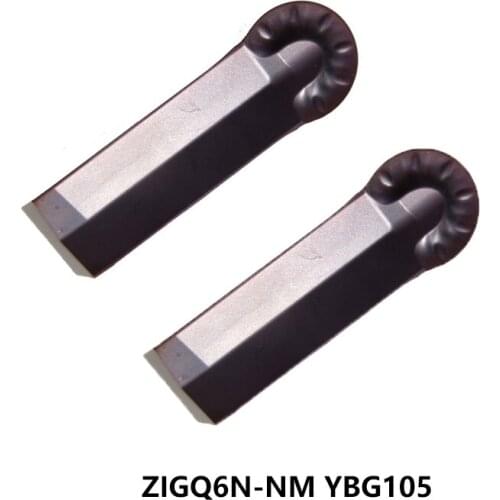 10pcs Cutting Insert ZIGQ6N-NM YBG105 ZIGQ 6N Carbide Lathe Cutter Tools Turning CNC for Steel & Stainless 100% Original