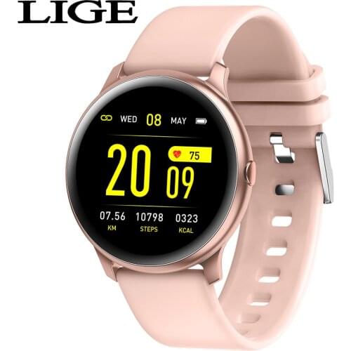 LIGE Smart Watch Women fit bit Sport Smart Bracelet Heart Rate Blood Pressure Monitor Health smartwatch Activity Fitness Tracker