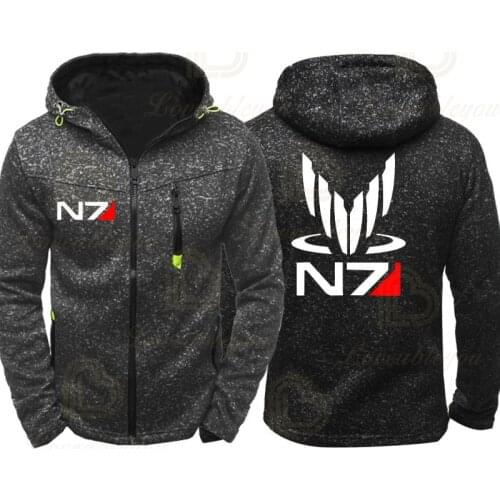 N7 Sweatshirt Autumn Long Sleeve Thin Hooded Jacket Game Same Clothes Men and Women Unisex Hooded Hoody Hoodies