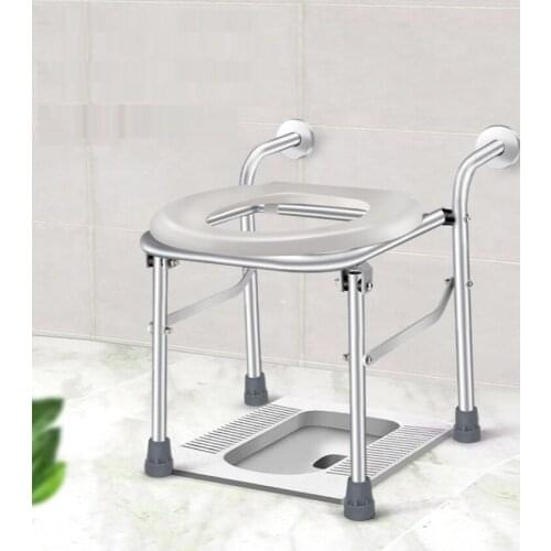 GY Toilet Squatting Dual-Use Toilet Bowl Squatting Toilet Changed to Sit Toilet Folding Toilet Wall-Mounted Toilet Rack