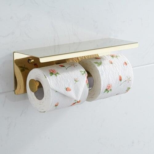 Vidric to Seoul Hao gold stainless steel towel rack hotels available phone can double-headed drilling / free punch