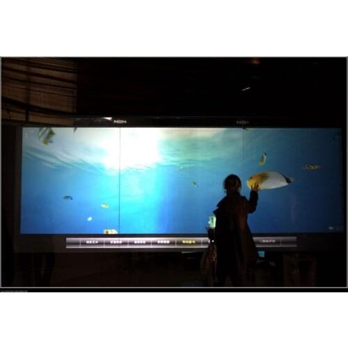 High Precision 52 inch interactive touch foil film through glass, Truly 6 points multi lcd screen foil, driver free