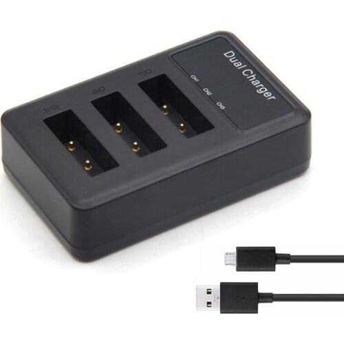 Camera Charger NP-BX1 NP BX1 Battery 3 Slot LCD USB Charger for Sony NP BX1 DSC RX1 RX100 AS100V M3 M2 HX300 HX400 HX50 HX60