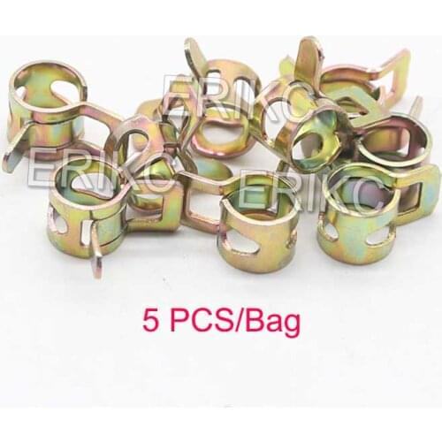 10pcs CR Diesel Fuel Injector Return Pipe Clamp E1021097 Return Oil Backflow T and L Type Clip for Bosch 110 Series